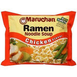 Maruchan Ramen Noodles Logo - 10X NEW SEALED MARUCHAN RAMEN NOODLE SOUP CHICKEN FLAVOR 3 OZ COOKS