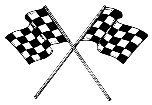Checkered Flag Logo - 7310edet: checkered flag logo - Clip Art Library