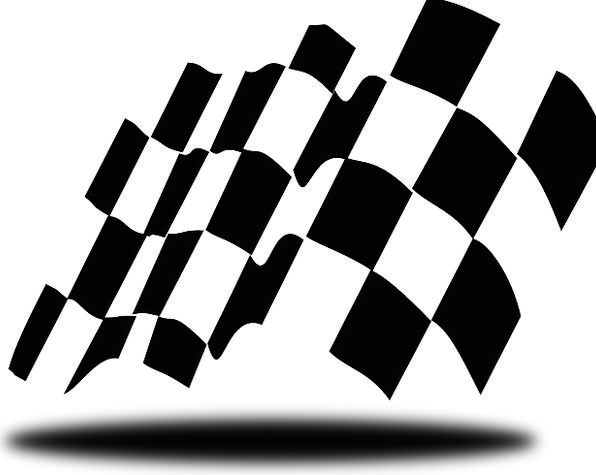 Checkered Flag Logo - Checkered, Uneven, Standard, Race, Competition, Flag, Logo, Symbol