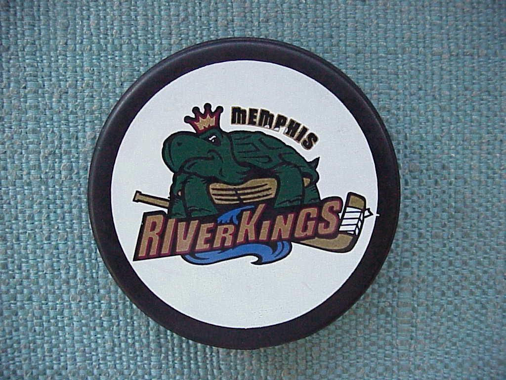 Memphis Riverkings Logo - Red Rooster Hockey Pucks & Stuff