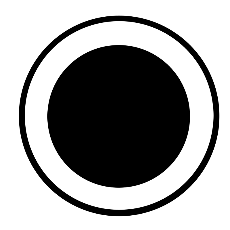 Black Circle Logo Design