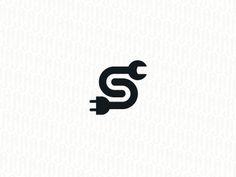 Word Starts with S Logo - electrical logo. Logos, Logo design