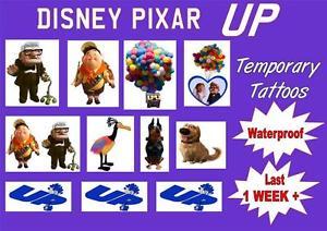 Disney Pixar Up Logo - Disney PIXAR UP TATTOOS X11 tattoo LAST1WEEK+ Russel Carl Ellie ...