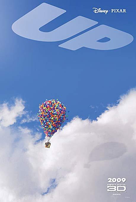 Disney Pixar Up Logo - Disney Pixar Up double sided original movie poster 27x40 house ...
