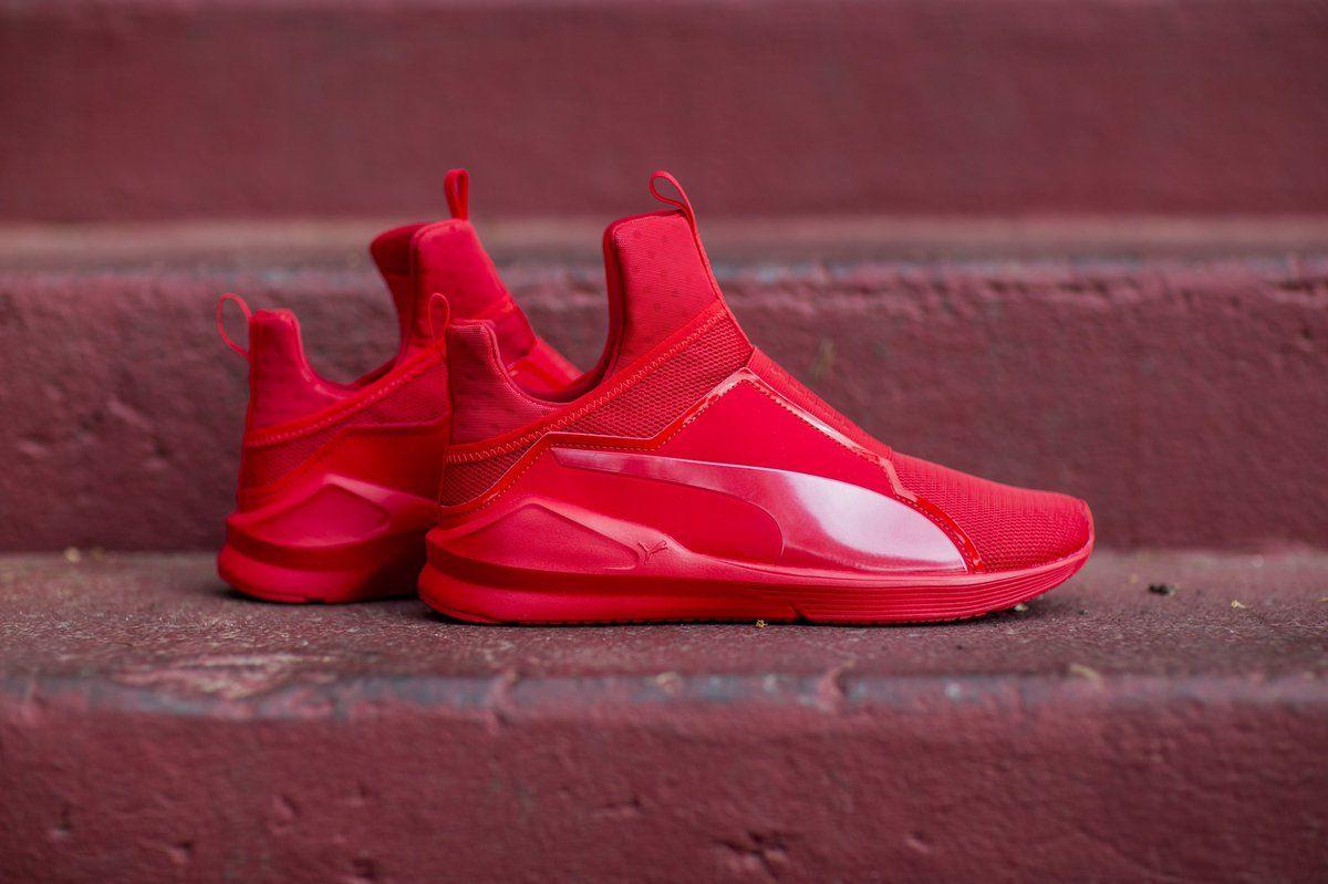 Shoe Palace Puma Logo - This all red puma fierce is available now in select shoe palace ...