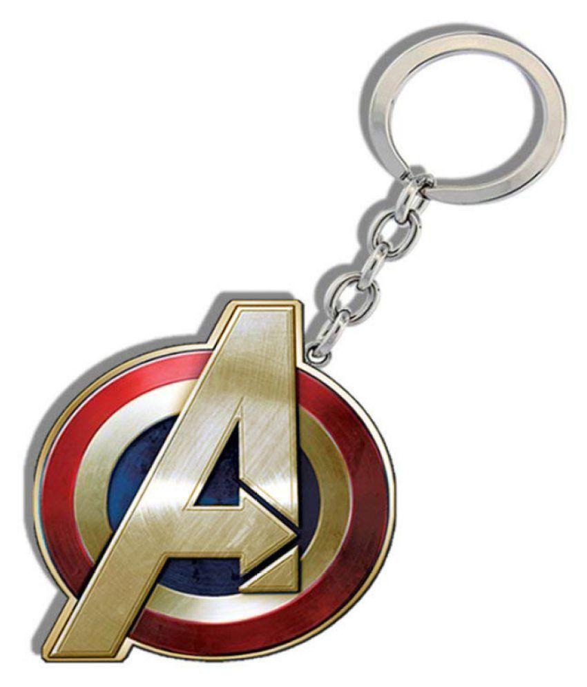 All the Avengers Logo - Genuine Avengers Logo Age Of Ultron 'Captain America' Metal Keyrings ...