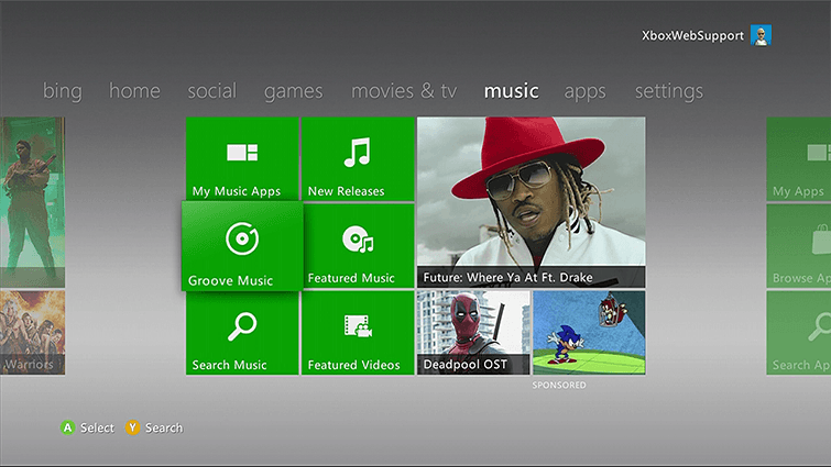 W10 Movies and TV Logo - Stream Media | Xbox 360 | Groove | Movies & TV | Windows Media Player