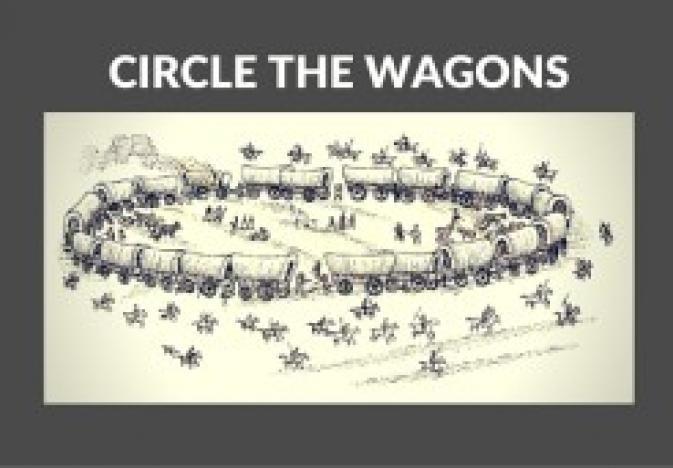 Wagon Circle Logo - Circle the Wagons