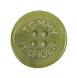 Green Button Logo - Org Tommy Hilfiger Logo Lime Green Blend Sleeve/ Pocket Replacement ...