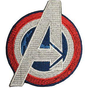 Avengers Logo - Marvel Comics Universe Avengers Classic 'A' Logo Iron on Applique ...