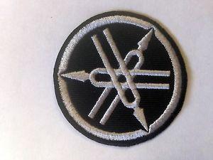 Black Circle Logo - Iron On/ Sew On Embroidered Patch Badge Yam Bike Motorbike Circle ...