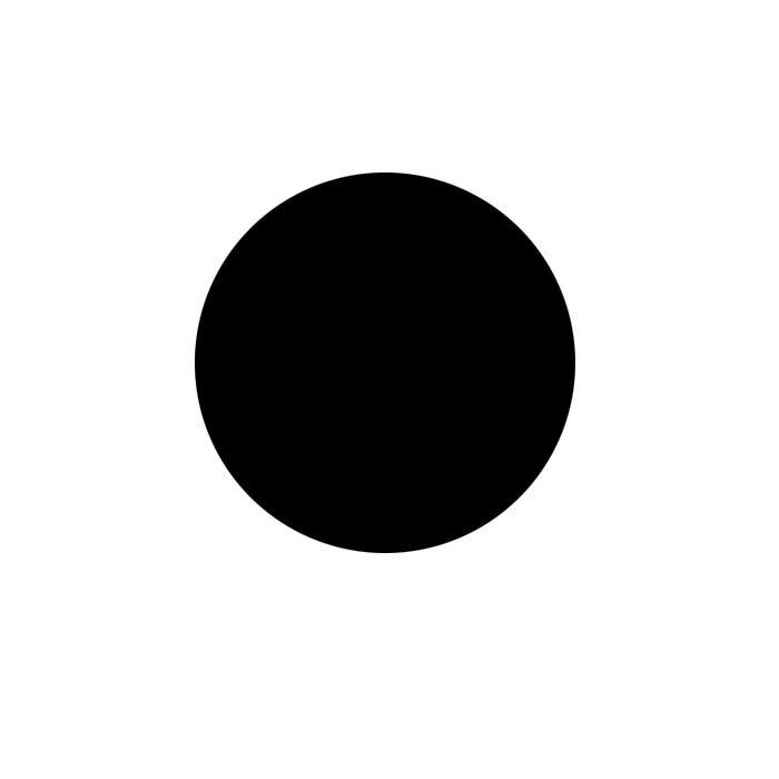 Black Circle Logo - Crescent Logo