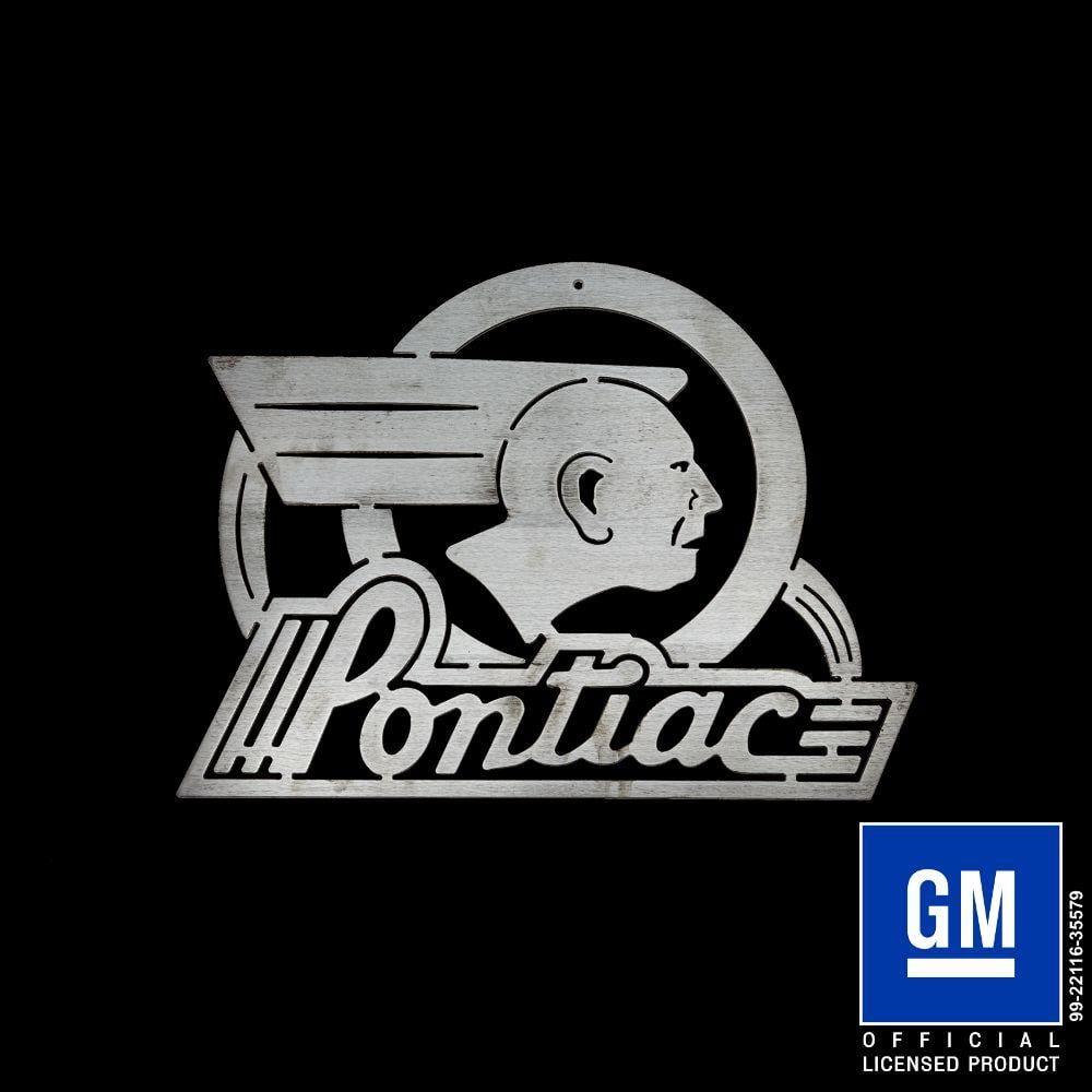Pontiac Logo - Pontiac Indian Sign - Speedcult Officially Licensed
