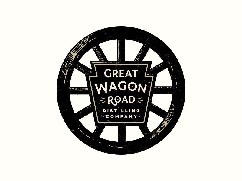 Wagon Circle Logo - Great Wagon Road Unused. Logos. Logo design, Logos
