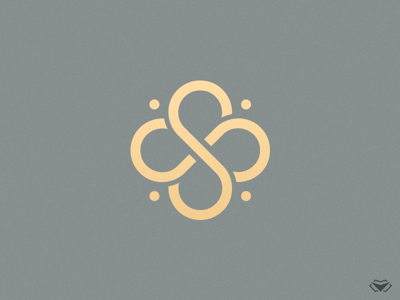 Double S Logo - Double S Clover Logo by visual curve | Dribbble | Dribbble