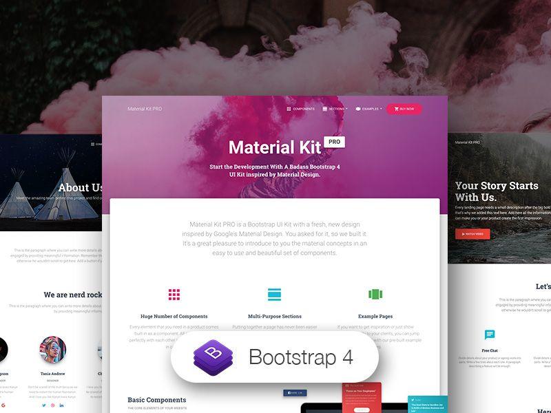 Fresh U Logo - Material Kit PRO: Premium Bootstrap 4 Material Design UI Kit ...