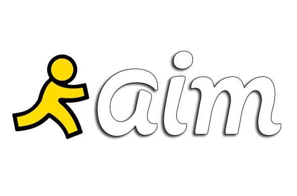 Aim Logo - AOL's (AOL) Logo History - From Control Video Corporation to