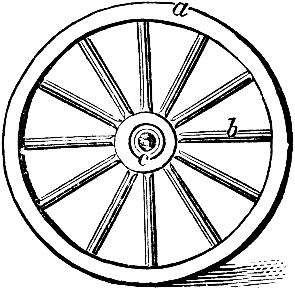 Wagon Circle Logo - Wagon Clipart Black And White Clipart Image