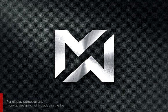 MN Logo - Letter M N Logo ~ Logo Templates ~ Creative Market