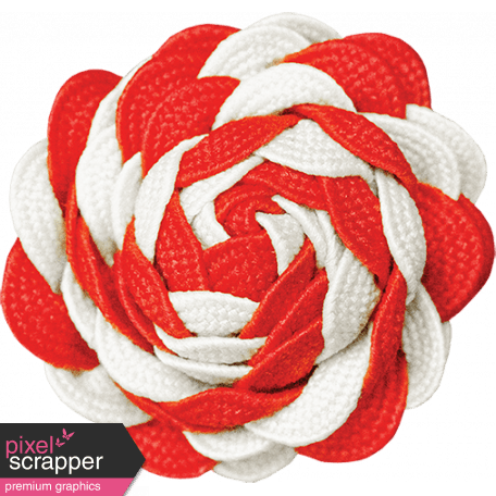 Red and White RAC Logo - Christmas Memories Ric Rac Flower - Red & White graphic by Janet ...