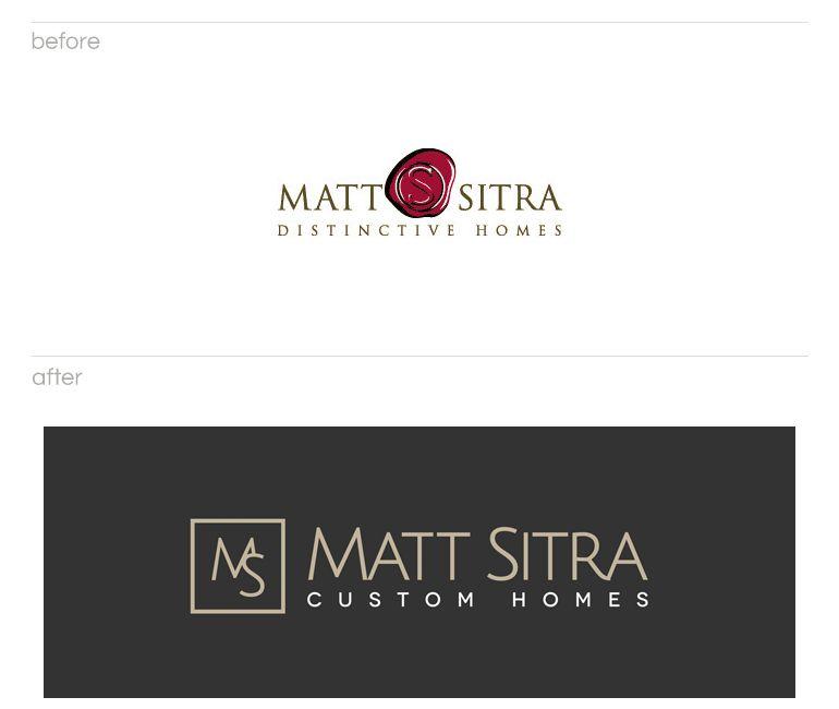 Custom Home Logo - New Logo: Matt Sitra Custom Homes