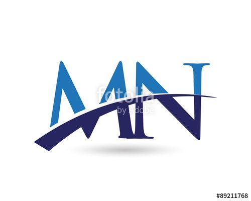 MN Logo - MN Logo Letter Swoosh