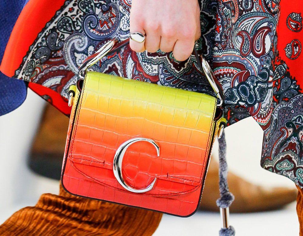 Chloe Brand Logo - Chloe's Spring 2019 Bags Double Down on the Brand's New C Logo ...