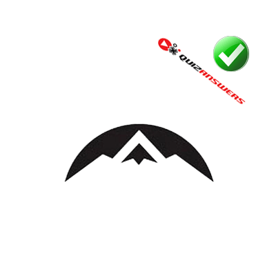 Black Mountain in Circle Logo - two black circle logo logo quiz answers level 2 - Miyabiweb.info