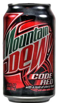 Mountain Dew Code Red Logo - Caffeine in Mountain Dew Code Red
