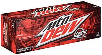 Mountain Dew Code Red Logo - Amazon.com : Mountain Dew Code Red Soda, 12 oz Can Pack of 24