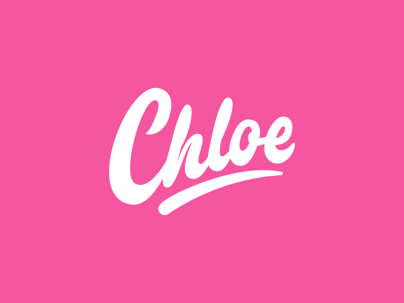 Chloe Brand Logo - Chloe - Personal Logo by Yevdokimov Type | Dribbble | Dribbble