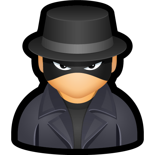 Undercover Cartoon Logo - Cyber, hat, spy, undercover, user icon