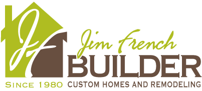 Custom Home Logo - Jim French Builder. Custom Built Homes & Remodeling