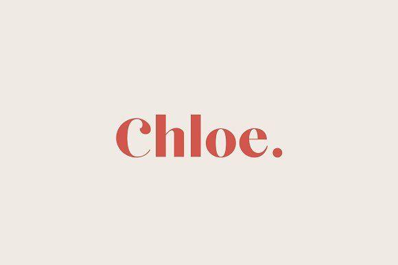 Chloe Brand Logo - Chloe - A Classic Typeface ~ Sans Serif Fonts ~ Creative Market