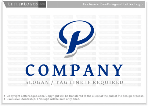 Letter P Company Logo - Classic Letter P Logo ( letter-p-logo-11 )