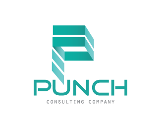 Letter P Company Logo - Punch Letter P Consulting Company Designed by dalia | BrandCrowd