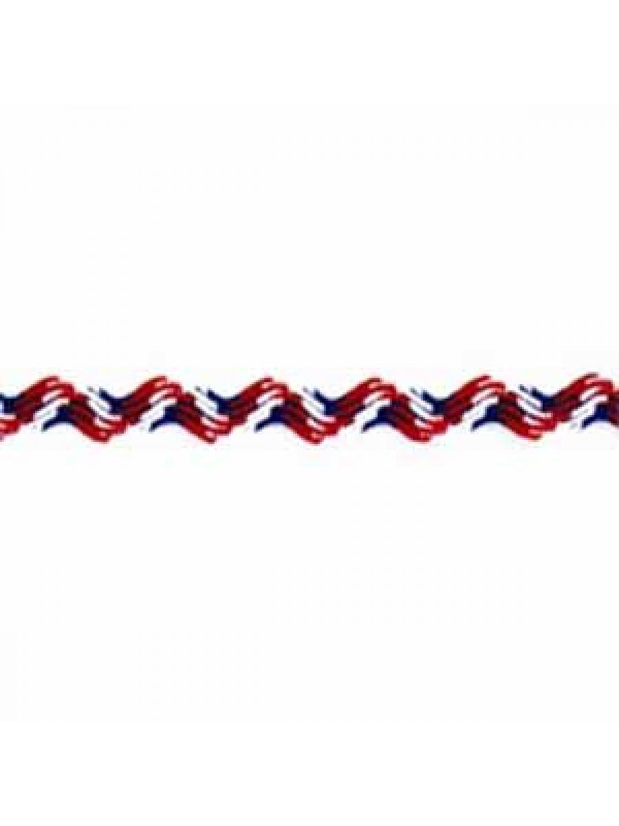 Red and White RAC Logo - 01-RIC RAC - 10MM WIDE - RED-WHITE-BLUE - Fireside Fabrics Quilting ...
