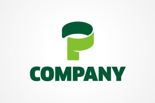 Letter P Company Logo - Free Logo: Green Letter P Logo