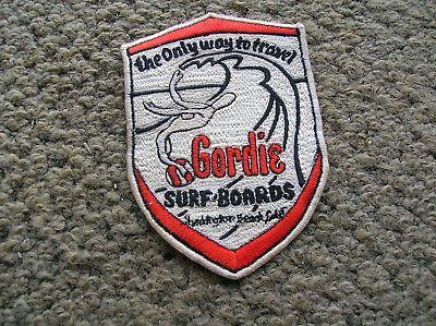 Gordie Surf Logo - VINTAGE GORDIE SURFING surfboard jacket patch 1960s longboard surfer ...