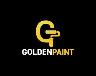 Golden Paint Logo - Golden Paint Designed by SimplePixelSL | BrandCrowd