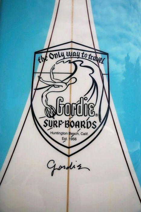 Gordie Surf Logo - RARE* Gordie's last longboard design, 1 of final 8 Dream Boards ...