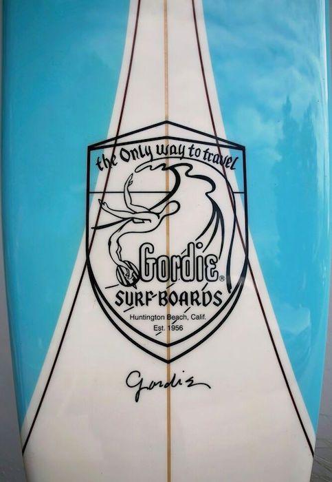 Gordie Surf Logo - RARE* Gordie's last longboard design, 1 of final 8 Dream Boards ...