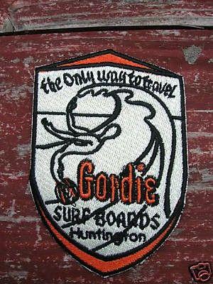 Gordie Surf Logo - Gordie surfboard surfing vintage patch longboard rare | #75714469