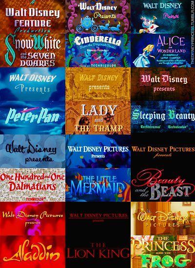 Old Walt Disney Classics Logo - Disney Classic Movies (minus princess and the frog). If I ever have ...