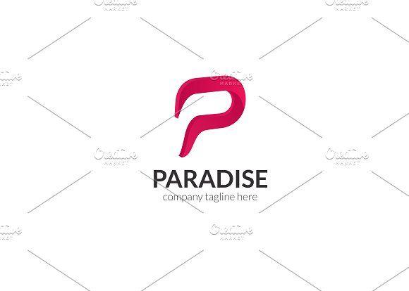 Letter P Company Logo - Paradise Letter P Logo Logo Templates Creative Market