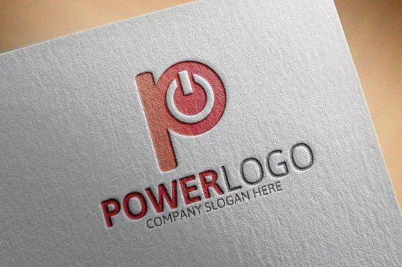 Letter P Company Logo - Power- Letter P Logo ~ Logo Templates ~ Creative Market