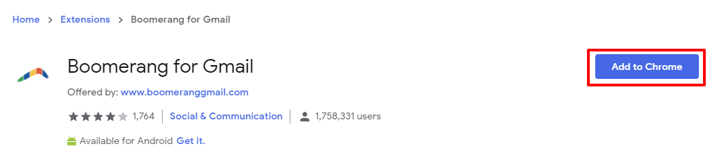 Chrome Boomerang Logo - How to install and use Boomerang for Gmail to schedule emails ...