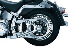 Chrome Boomerang Logo - KURYAKYN CHROME BOOMERANG FRAME COVERS FOR 2000-2007 HARLEY FXST ...