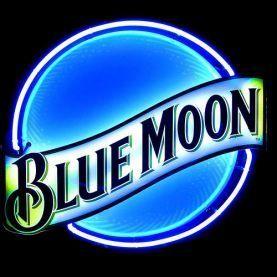 Blueberry Moon Logo - Blue Moon neon sign. Hubby loves it, so I need to get one