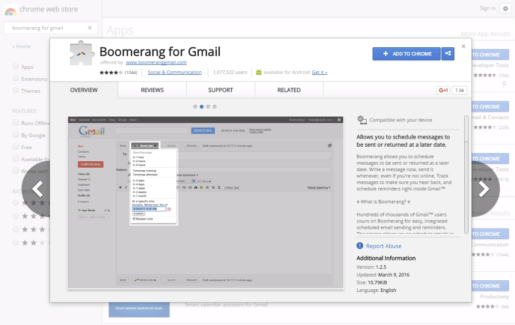 Chrome Boomerang Logo - Chrome Apps And Extensions For Smart Marketers - ClickFunnels